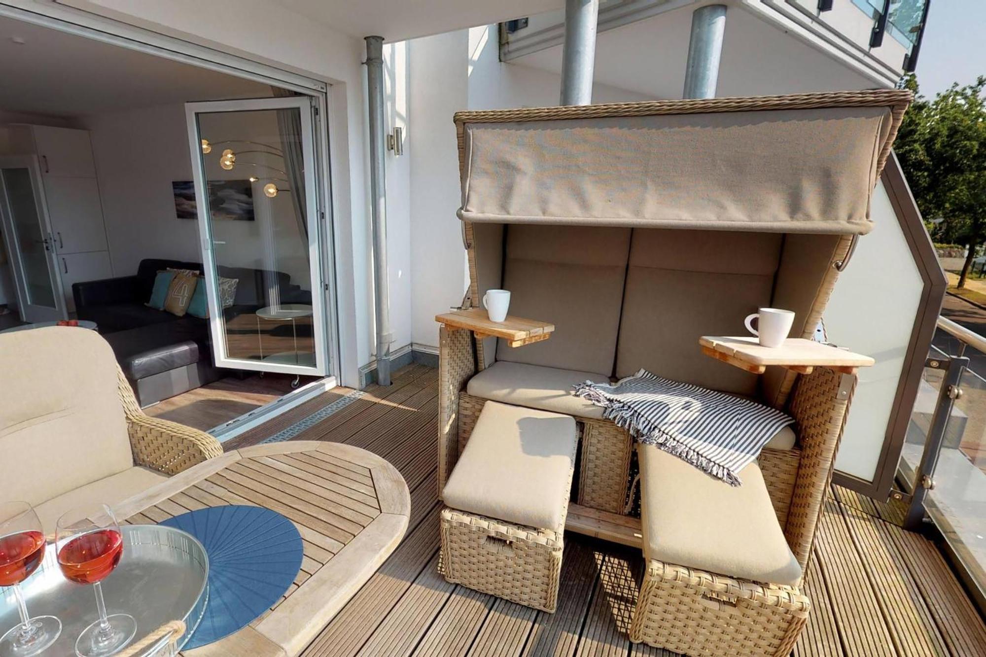 Villa Meeresrauschen Carpe Diem Mit Grosszuegiger Terrasse Und Extragrossem Strandkorb ペルツァーハケン エクステリア 写真